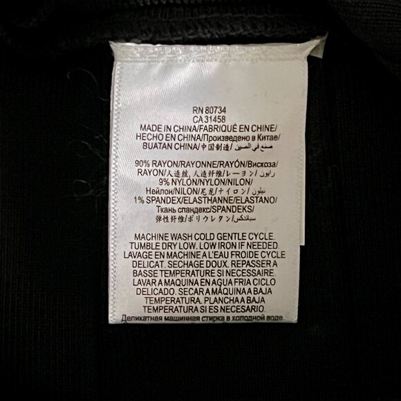 BCBGMAXAZRIA Simone Textured Bandage Power Skirt - Black - Picture 4 of 7